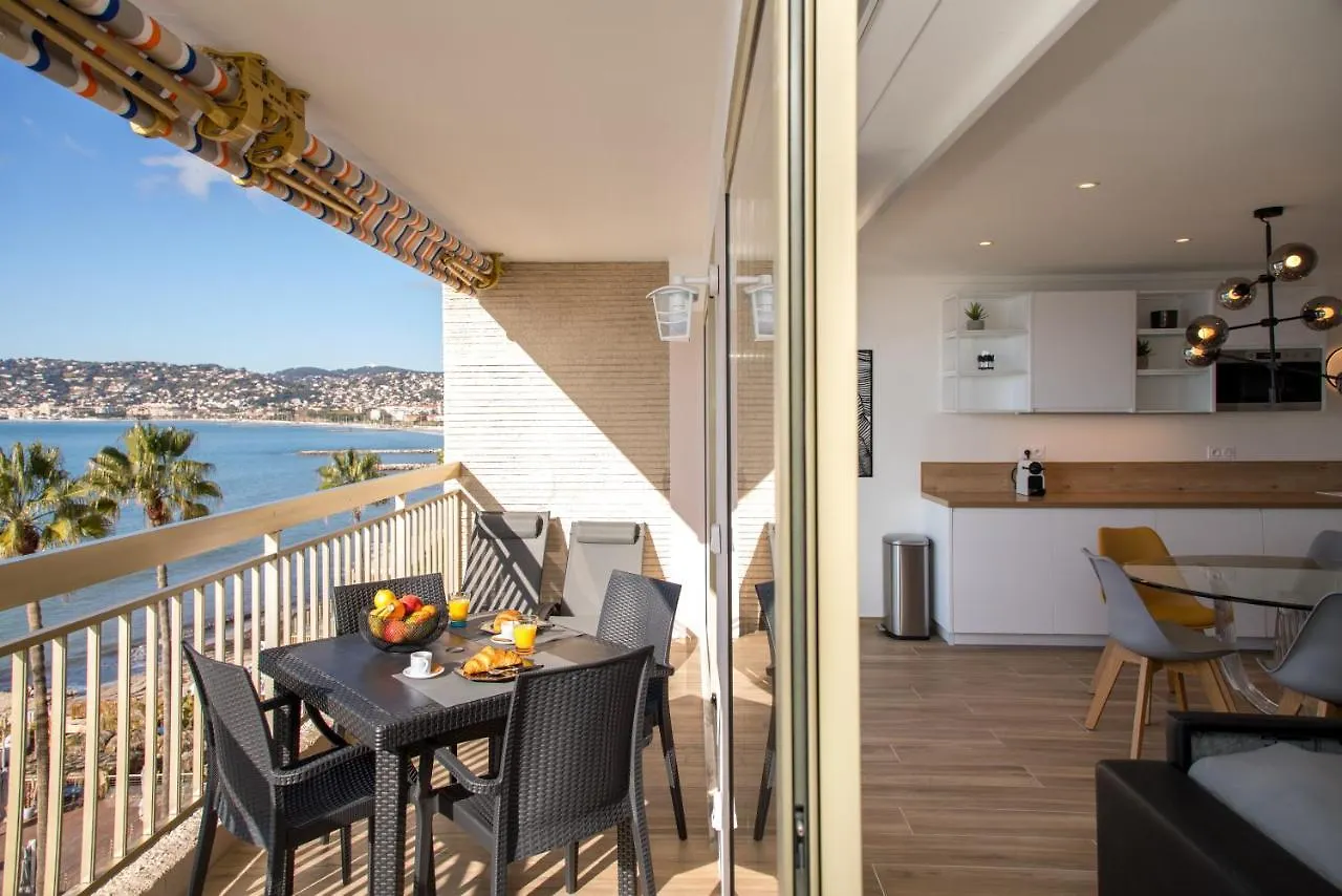 Vue Mer Panoramique, Clim, Balcon et Plages Antibes