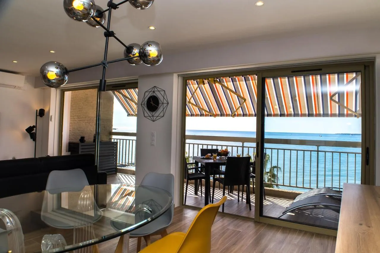 Apartment Vue Mer Panoramique, Clim, Balcon Et Plages Antibes France